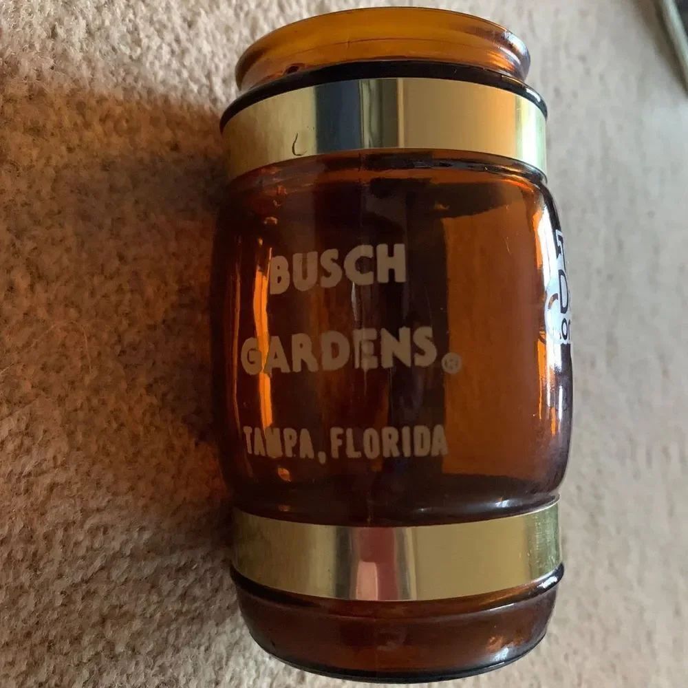 Busch Gardens Tampa Florida The Dark Continent Brown Mug with Wood Handle